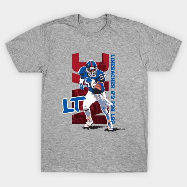 Lawrence Taylor LT tee t-shirt T-Shirt by goderslim